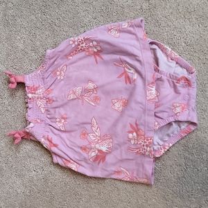 Smocked tank bodysuit